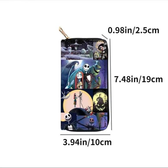 NWT—NIGHTMARE BEFORE CHRISTMAS—WALLET—STYLE 3–UNISEX WALLET - Picture 3 of 4